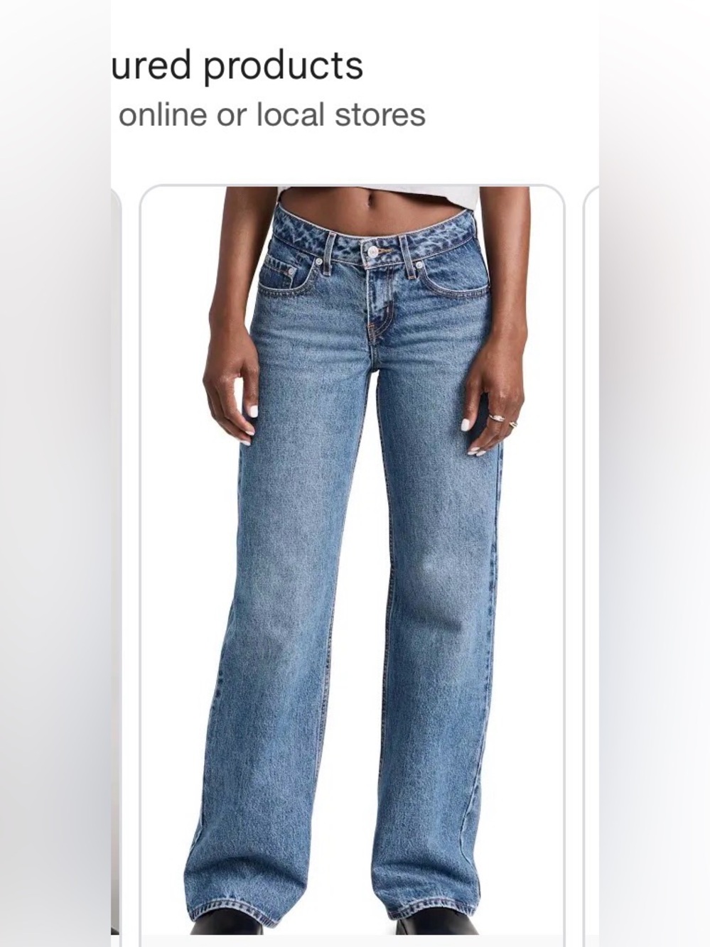 Levi’s Low Loose jeans- never worn
